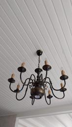 Kaarslamp luster, Huis en Inrichting, Lampen | Kroonluchters, Gebruikt, Ophalen