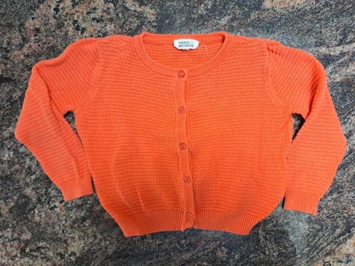 Gilet en tricot orange t 86, Enfants & Bébés, Vêtements de bébé | Taille 86, Comme neuf, Fille, Pull ou Veste, Enlèvement ou Envoi