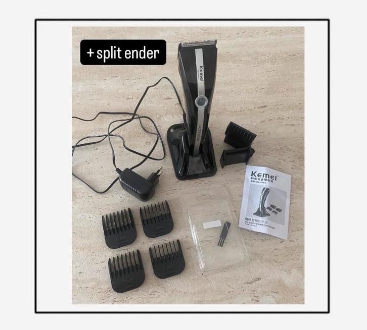 Tondeuse à cheveux Kemei avec accessoire Split Ender, Electroménager, Équipement de Soins personnels, Comme neuf, Enlèvement ou Envoi