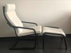 POÄNG Fauteuil en voetenbank IKEA, Ophalen, Zo goed als nieuw