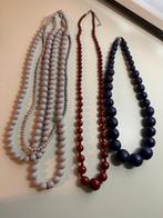 Set 3x halsketting, Bijoux, Sacs & Beauté, Colliers, Enlèvement ou Envoi, Comme neuf, Synthétique
