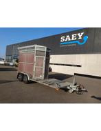 Koetstrailer Ponytrailer Paardentrailer, Enlèvement, Utilisé, Bois, Remorque 2 chevaux
