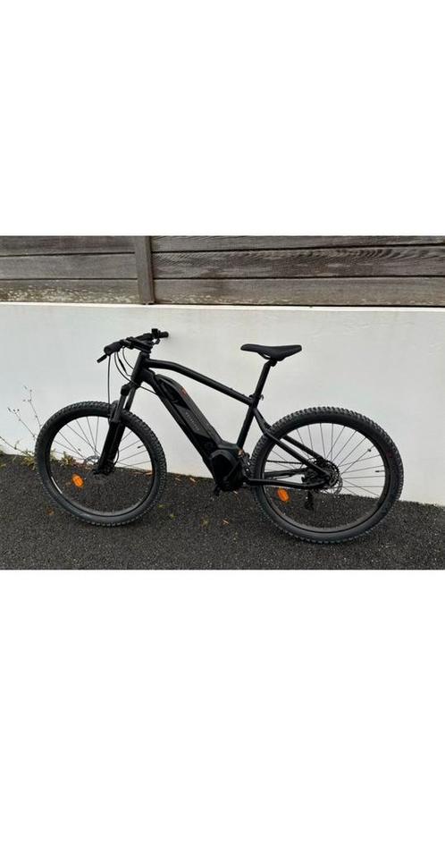 VTT ÉLECTRIQUE décathlon E-ST500 NOIR, Vélos & Vélomoteurs, Vélos électriques, Comme neuf, Enlèvement