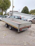 Remorque double essieux auto freiné a vendre, Ophalen, Zo goed als nieuw