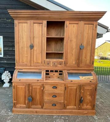 Armoire de buffet en teck, vitrine, armoire de pharmacie