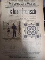 Ik leer fransch in 40 lessen, Antiek en Kunst, Antiek | Boeken en Manuscripten, Ophalen of Verzenden