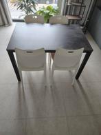 Table avec 4 chaises, Maison & Meubles, Enlèvement ou Envoi