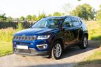 Jeep Compass limited 1300 automaat full option, Auto's, Automaat, Navigatiesysteem, Zwart, Blauw