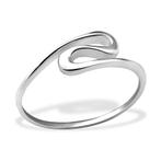 Bague Wave pour femme en argent sterling 925 - OP=OP !, Neuf, Enlèvement ou Envoi, Femme, Argent