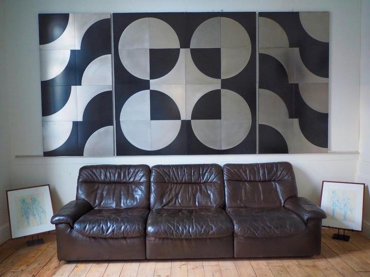 Canapé 3 places en cuir Vintage De Sede vers 1970, Maison & Meubles, Canapés | Sofas & Chaises Longues, Enlèvement