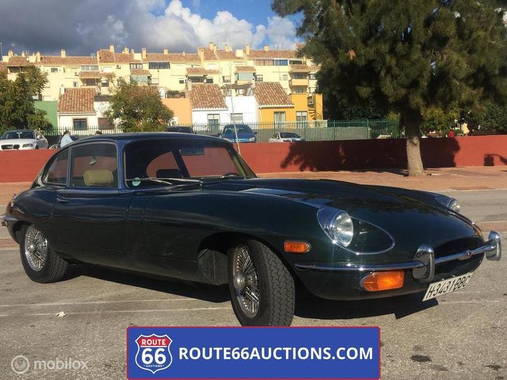 Jaguar E-Type Coupe | 1970 | Route 66 Auctions, Auto's, Oldtimers, Bedrijf, Te koop, Jaguar, Benzine, Overige carrosserie, Handgeschakeld