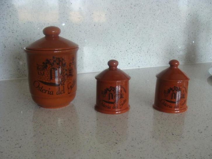 pots à épices vintage, Antiek en Kunst, Antiek | Keukengerei, Ophalen of Verzenden