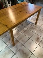 Gemakkelijke houten tafel, Huis en Inrichting, Tafels | Eettafels, 50 tot 100 cm, Grenenhout, 150 tot 200 cm, Gebruikt