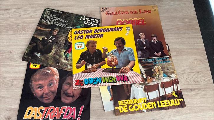 Lp Gaston en Leo 7 stuks, Cd's en Dvd's, Vinyl | Verzamelalbums, Zo goed als nieuw, Nederlandstalig, 12 inch, Ophalen