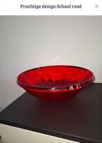 Prachtige design Schaal rood, Huis en Inrichting, Woonaccessoires | Overige, Ophalen