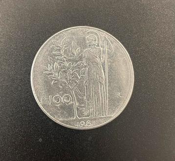 100 Lire munt Italië 1981 TTB