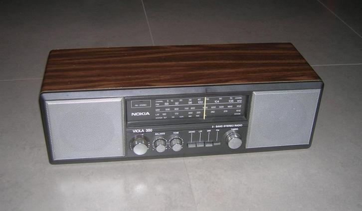 Vintage radio Nokia Viola 350, Audio, Tv en Foto, Radio's, Radio, Ophalen of Verzenden