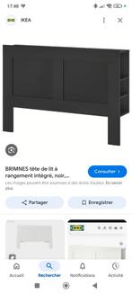 Tête de lit BRIMNES Ikea 160cm, Huis en Inrichting, Slaapkamer | Bedden, Ophalen, Zo goed als nieuw, Zwart