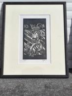 Eau-forte signe, Antiquités & Art, Enlèvement ou Envoi