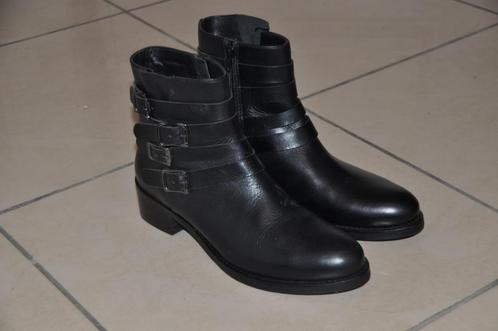 Bottillons/bottines dame noirs T39, Kleding | Dames, Schoenen, Zo goed als nieuw, Lage of Enkellaarzen, Zwart, Ophalen