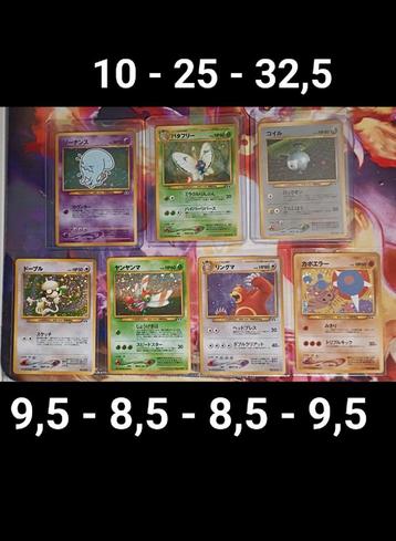Pokemon mooie Holo's in NM staat (Japans)