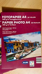 7 x 50f A4 glanzend fotopapier 30€, Ophalen, Nieuw