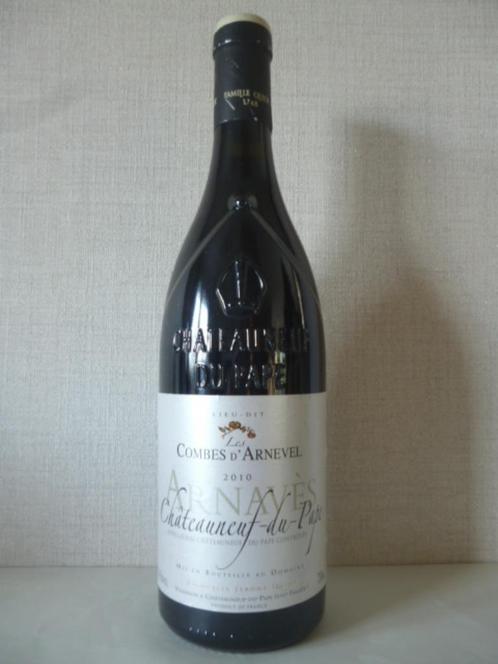 Châteauneuf-du-Pape - Les Combes d'Arnevel 2010, Verzamelen, Wijnen, Nieuw, Vol, Ophalen of Verzenden