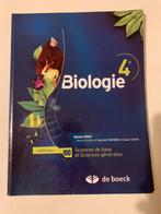 Biologie 4e - Ed. de Boeck en très bon état !, Livres, Comme neuf, Secondaire, Biologie