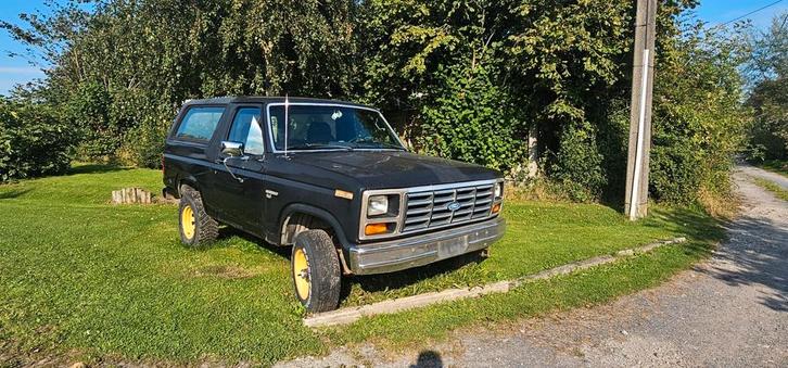 Ford Bronco 1985, Auto's, Ford USA, Particulier, Bronco, Benzine, Automaat, Zwart, Zwart, Leder, Vierwielaandrijving, Ophalen