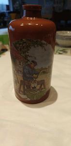 aarden kruik vorm genever fles met print, Ophalen of Verzenden