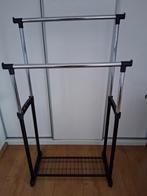 Dubbele verstelbare kledingrek met schoenenrek., Ophalen