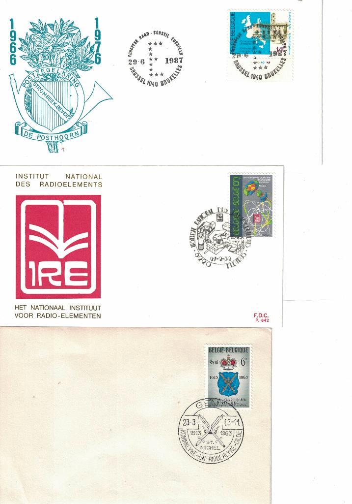 Eerstedagomslagen België, Postzegels en Munten, Postzegels | Europa | België, Gestempeld, 1e dag stempel, Overig, Met envelop