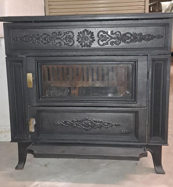 🔥 SAEY — Boekhoff & Co BREMEN 1 — 12 kW combifornuis, Huis en Inrichting, Kachels, Gebruikt, Vrijstaand, Allesbrander, Hout, Ophalen