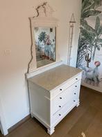 Witte commode, Kinderen en Baby's, Ophalen, Gebruikt, 50 tot 70 cm, 105 cm of meer