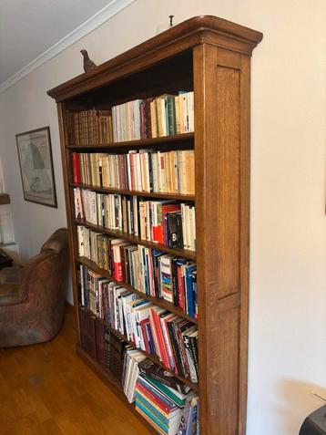 Bibliothèque ouverte en bois massif style Louis Philippe beschikbaar voor biedingen