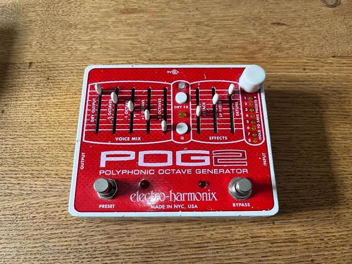 Electro-Harmonix POG2 Midi Modified Octaver gitaarpedaal, Muziek en Instrumenten, Effecten, Gebruikt, Overige typen, Ophalen of Verzenden