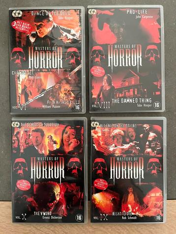 DVD’s Masters Of Horror beschikbaar voor biedingen