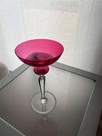 Gekleurde glazen kaars houder, Antiek en Kunst, Ophalen