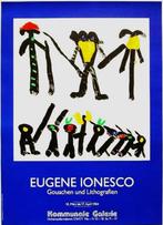 IONESCO Eugène, Originele litho in tentoonstellingsaffiche, Antiek en Kunst, Ophalen of Verzenden