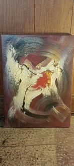 Abstract schilderij op doek, Weytsman Alain, Doornik, n23, Antiek en Kunst, Kunst | Schilderijen | Abstract, Ophalen