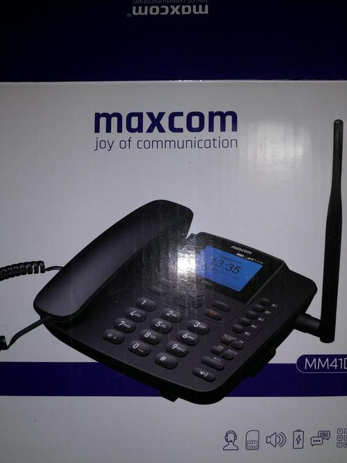 Maxcom telefoon  met gsm kaartje voor oudere mensen, Telecommunicatie, Vaste telefoons | Niet Draadloos, Zo goed als nieuw, Ophalen