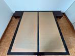 Lit futon tatamis chevets, Gebruikt, Bruin, Ophalen of Verzenden, Twijfelaar