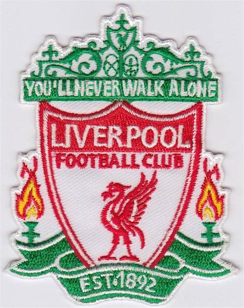 Liverpool Football Club stoffen opstrijk patch embleem, Collections, Articles de Sport & Football, Neuf, Envoi