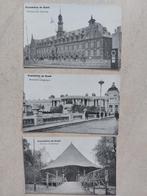 3 oude postkaarten wereldtentoonstelling Gent, Envoi