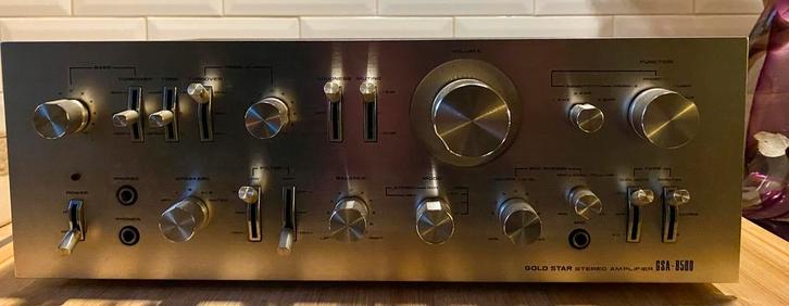 GOLD STAR GSA-8500, Audio, Tv en Foto, Versterkers en Ontvangers, Gebruikt, Stereo, 60 tot 120 watt, Overige merken, Ophalen
