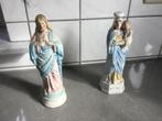 Jezus & Maria met Kind – Vintage keramiek, Ophalen, Zo goed als nieuw, Beeld(je), Christendom | Katholiek