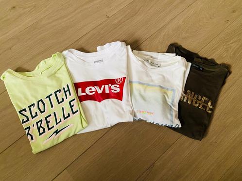 Pakket van 4 t-shorten, Kinderen en Baby's, Kinderkleding | Maat 152, Gebruikt, Meisje, Shirt of Longsleeve, Ophalen of Verzenden
