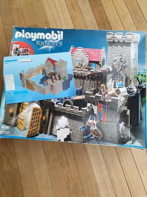 Playmobil Knights kasteel 6000, Kinderen en Baby's, Speelgoed | Playmobil, Gebruikt, Ophalen