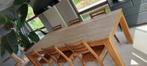 Tafel teak 2m40, Huis en Inrichting, Tafels | Eettafels, Ophalen, 100 tot 150 cm, Teakhout, 200 cm of meer