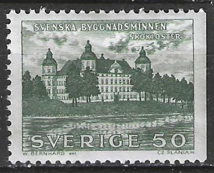 Zweden 1962 - Yvert 496a - Kasteel Skokloster - Rechts (PF), Postzegels en Munten, Postzegels | Europa | Scandinavië, Zweden, Verzenden